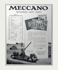 Meccano Army Parts Vintage Retro Advert Poster A4 Photo Print