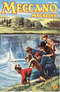 Meccano Magazine Boys 1940s Vintage Retro Advert Poster