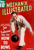 Mechanix Illustrated Bowling 1950s Vintage Retro Advert Poster