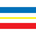 Mecklenburg Flag N3799 A4 Photo Print