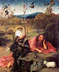 Meditator Saint John The Baptist Bosch A4 Photo Print