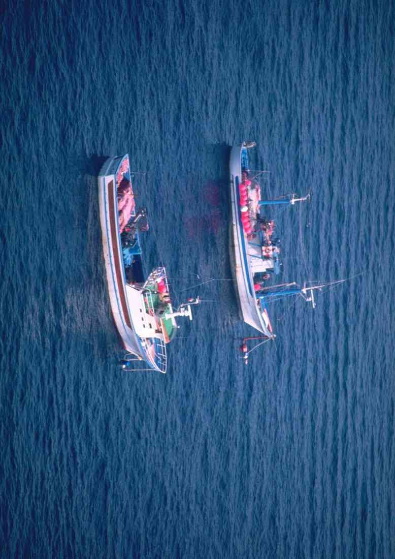 Mediteranean cruise 204064 Fishing Ships Offshore Sorrento Italy A4 Photo Print