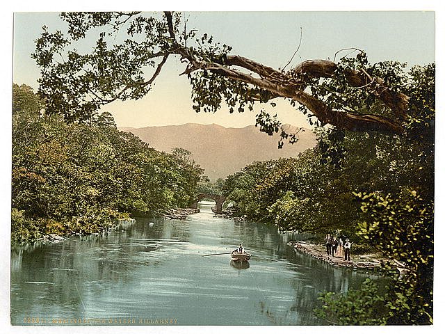 Meeting of the Waters Killarney County Kerry Vintage A4 Photo Print