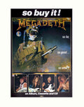 Megadeth So Good Vintage Retro Advert Poster A4 Photo Print