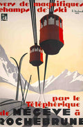 MegeveMichaud Advert A4 Photo Print