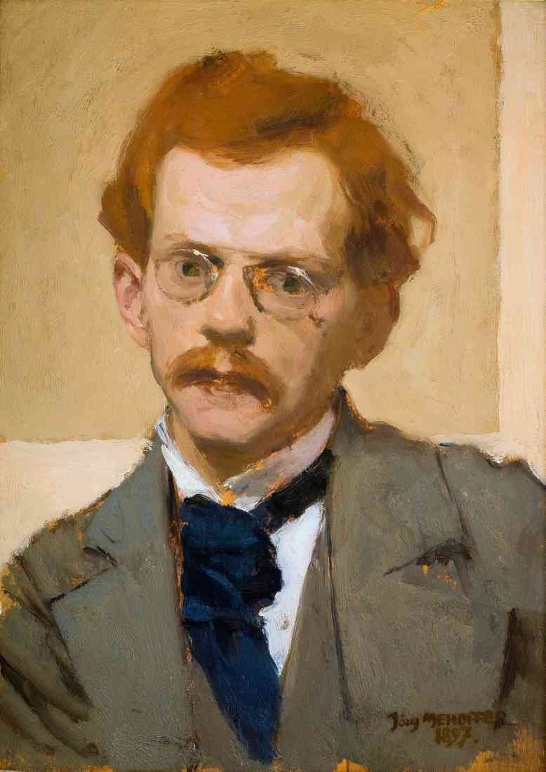 Mehoffer self portrait 1897 A4 Photo Print