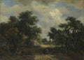 Meindert Hobbema A Road winding past Cottages A4 Photo Print