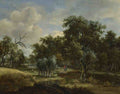 Meindert Hobbema A Stream by a Wood A4 Photo Print
