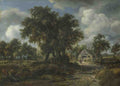 Meindert Hobbema A Woody Landscape A4 Photo Print