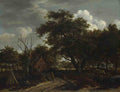 Meindert Hobbema Cottages in a Wood A4 Photo Print