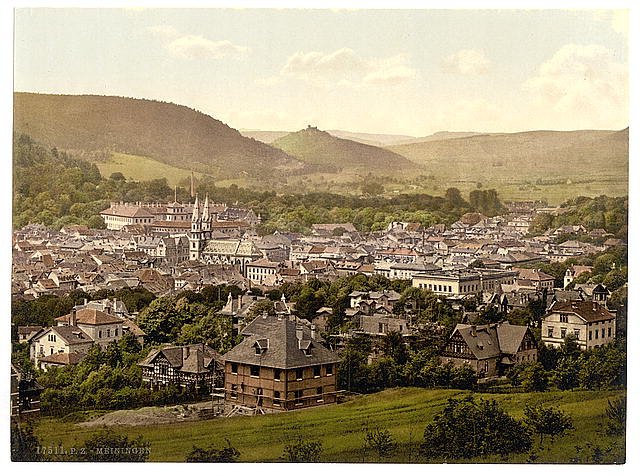Meiningen Thuringia Vintage A4 Photo Print