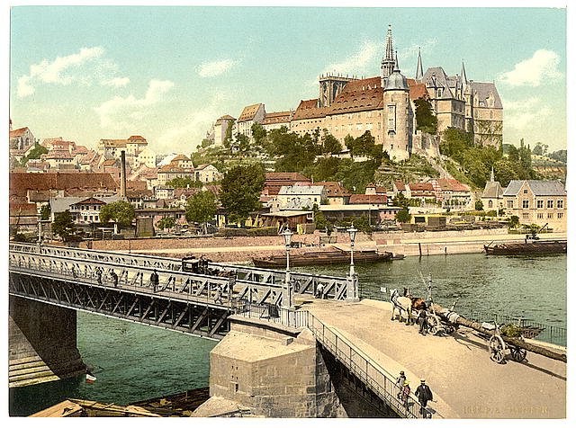 Meissen Thuringia Vintage A4 Photo Print