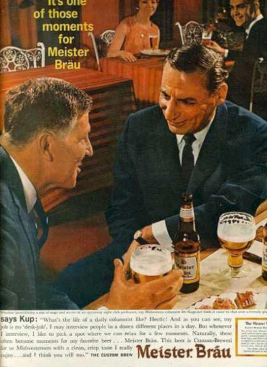 Meister Brau Moment Vintage Retro Advert Ads A4 Photo Print