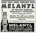 Melanyl Marking Ink Vintage Retro Advert Poster A4 Photo Print