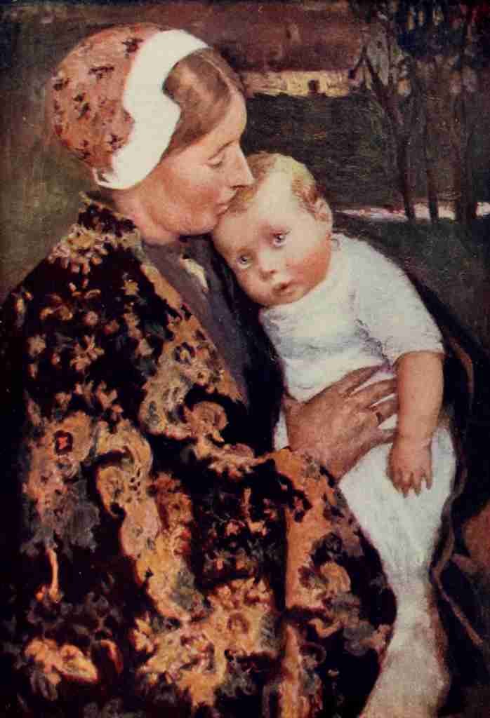 Melchers Gari 1860 1932 Appletons Booklovers Mag 1904 Motherhood A4 Photo Print