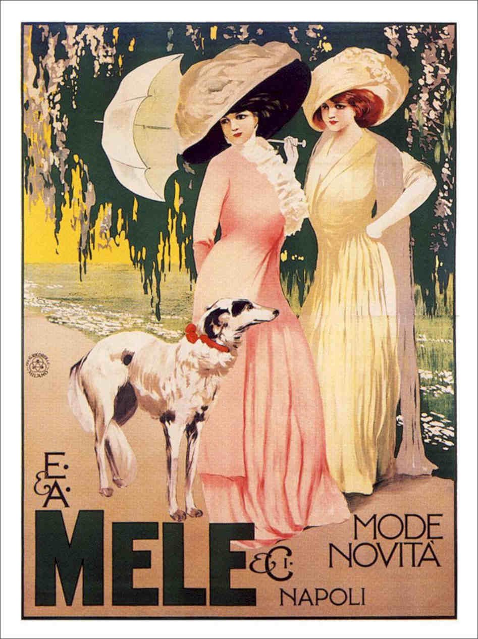 Mele Gian Malerba 1910 Vintage Retro Advert Poster A4 Photo Print
