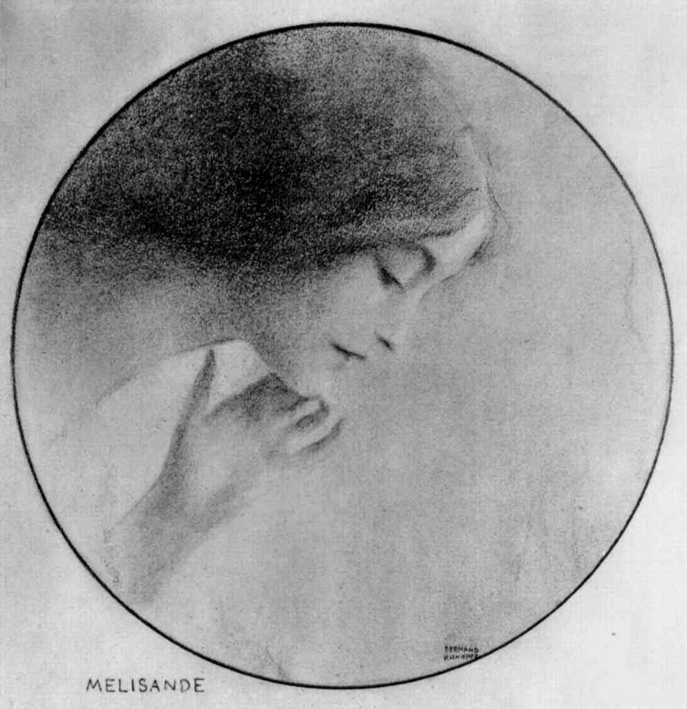 Melisande Fernand Khnopff Symbolism A4 Photo Print