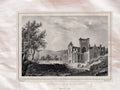 Melrose Abbey Roxburghshire Scotland 1927 Vintage A4 Photo Print