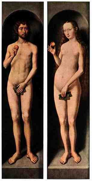Memling Hans Adam And Eve C1485 5 A4 Photo Print