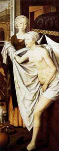 Memling Hans Bathsheba 5 A4 Photo Print
