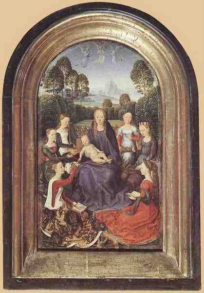 Memling Hans Diptych Of Jean De Cellier C1475 I 5 A4 Photo Print