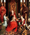 Memling Hans Marriage Of St Catherine 5 A4 Photo Print