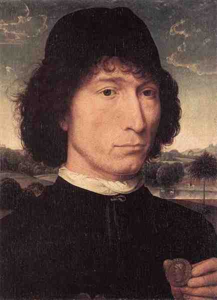 Memling Hans Portrait Of A Man With A Roman Coin 1480 Or Later 5 A4 Photo Print