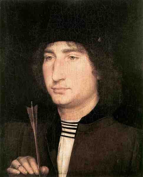 Memling Hans Portrait Of A Man With An Arrow 1478 80 5 A4 Photo Print