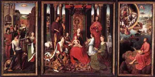 Memling Hans St John Altarpiece 1474 9 5 A4 Photo Print