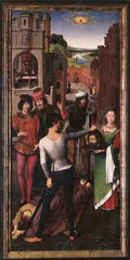 Memling Hans St John Altarpiece 1474 9 Detail1 Left Wing 5 A4 Photo Print