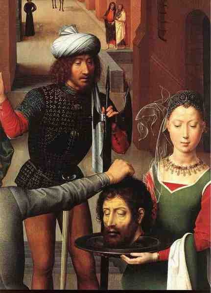 Memling Hans St John Altarpiece 1474 9 Detail2 Left Wing 5 A4 Photo Print