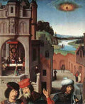 Memling Hans St John Altarpiece 1474 9 Detail3 Left Wing 5 A4 Photo Print