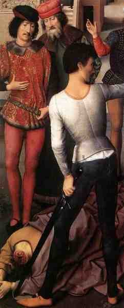 Memling Hans St John Altarpiece 1474 9 Detail4 Left Wing 5 A4 Photo Print
