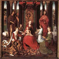 Memling Hans St John Altarpiece 1474 9 Detail6 Central Panel 5 A4 Photo Print