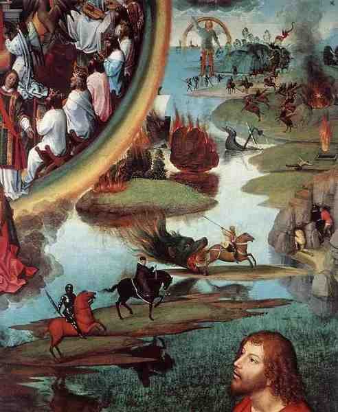 Memling Hans St John Altarpiece 1474 9 Detail9 Right Wing 5 A4 Photo Print