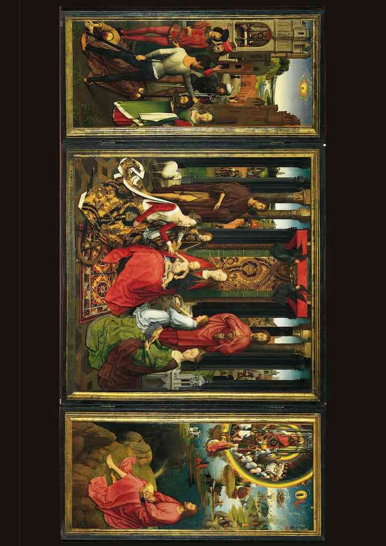 Memling Hans St John Altarpiece A4 Photo Print