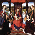 Memling Hans The Donne Triptych C1475 Detail2 Central Panel 5 A4 Photo Print