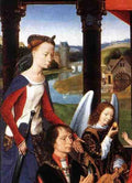 Memling Hans The Donne Triptych C1475 Detail3 Central Panel 5 A4 Photo Print