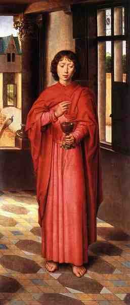 Memling Hans The Donne Triptych C1475 Detail6 Right Wing 5 A4 Photo Print