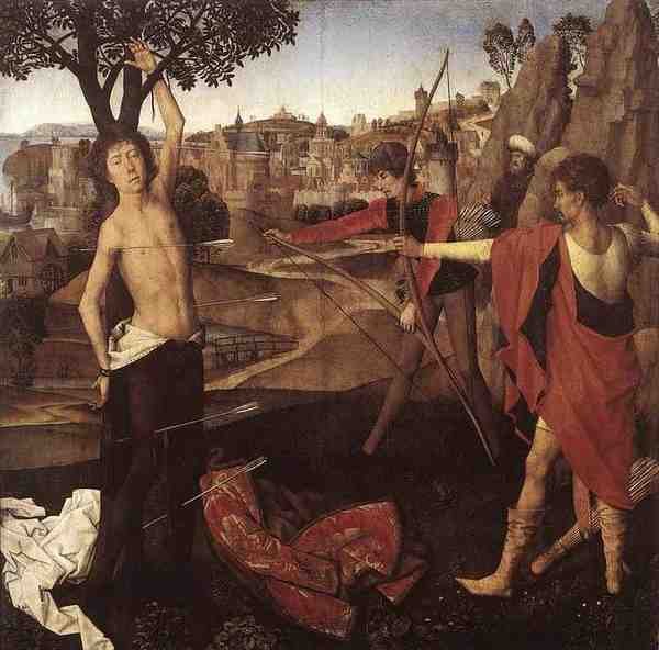 Memling Hans The Martyrdom Of St Sebastian C1475 5 A4 Photo Print
