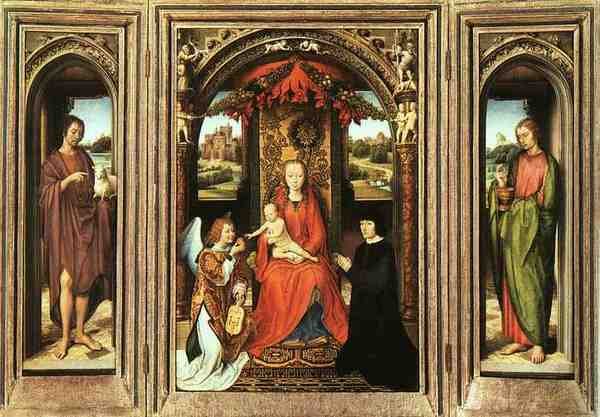 Memling Hans Triptych C1485 5 A4 Photo Print