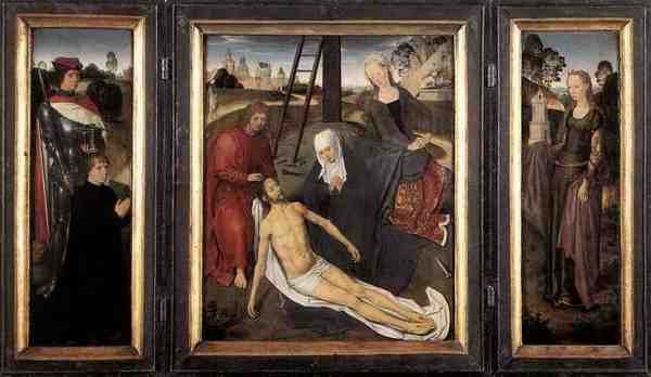 Memling Hans Triptych Of Adriaan Reins 1480 5 A4 Photo Print