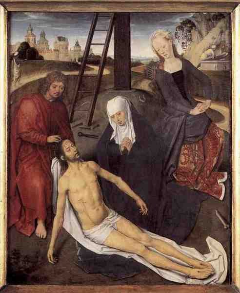 Memling Hans Triptych Of Adriaan Reins 1480 Detail2 Central Panel 5 A4 Photo Print