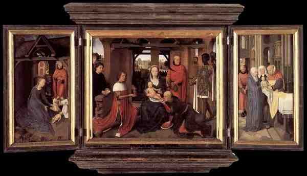 Memling Hans Triptych Of Jan Floreins 1479 5 A4 Photo Print