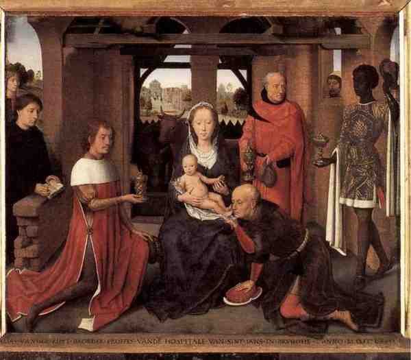 Memling Hans Triptych Of Jan Floreins 1479 Detail1 Central Panel 5 A4 Photo Print