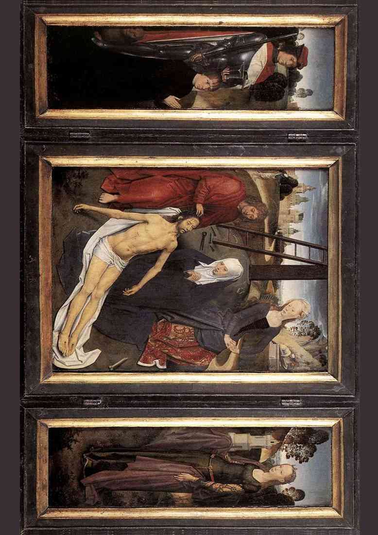 Memling Hans Triptych of Adriaan Reins 1480 A4 Photo Print