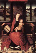 Memling Hans Virgin And Child Enthroned 1480S 5 A4 Photo Print
