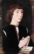 Memling Hans Young Man At Prayer C1475 5 A4 Photo Print