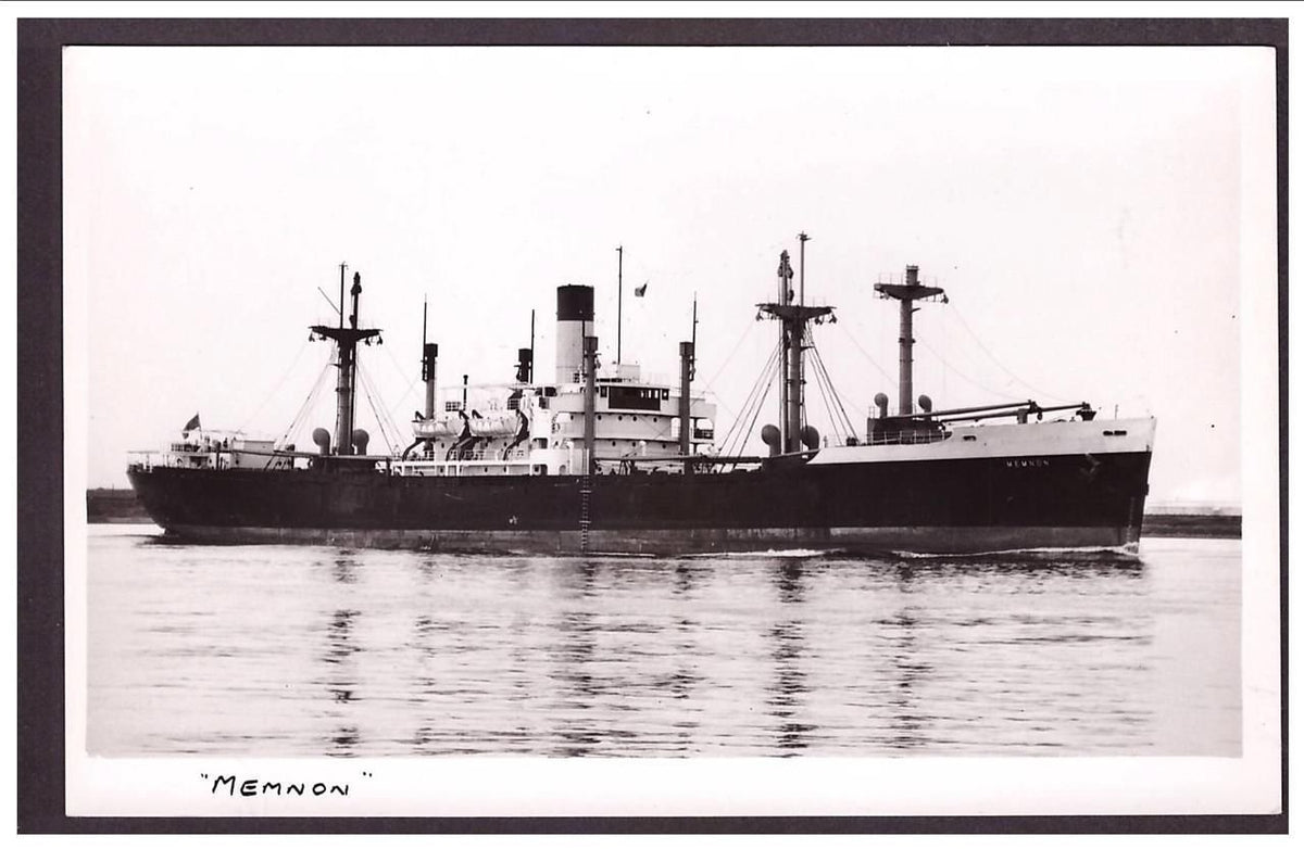 Memnon Blue Funnel Line 1945 Philips Victory Steam ship A4 Photo Print
