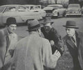 Men Guns Parking 1950s Vintage Retro Advert Poster